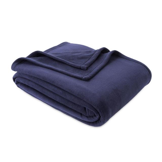 Simply Essential™ Microfleece King Blanket in Midnight Blue