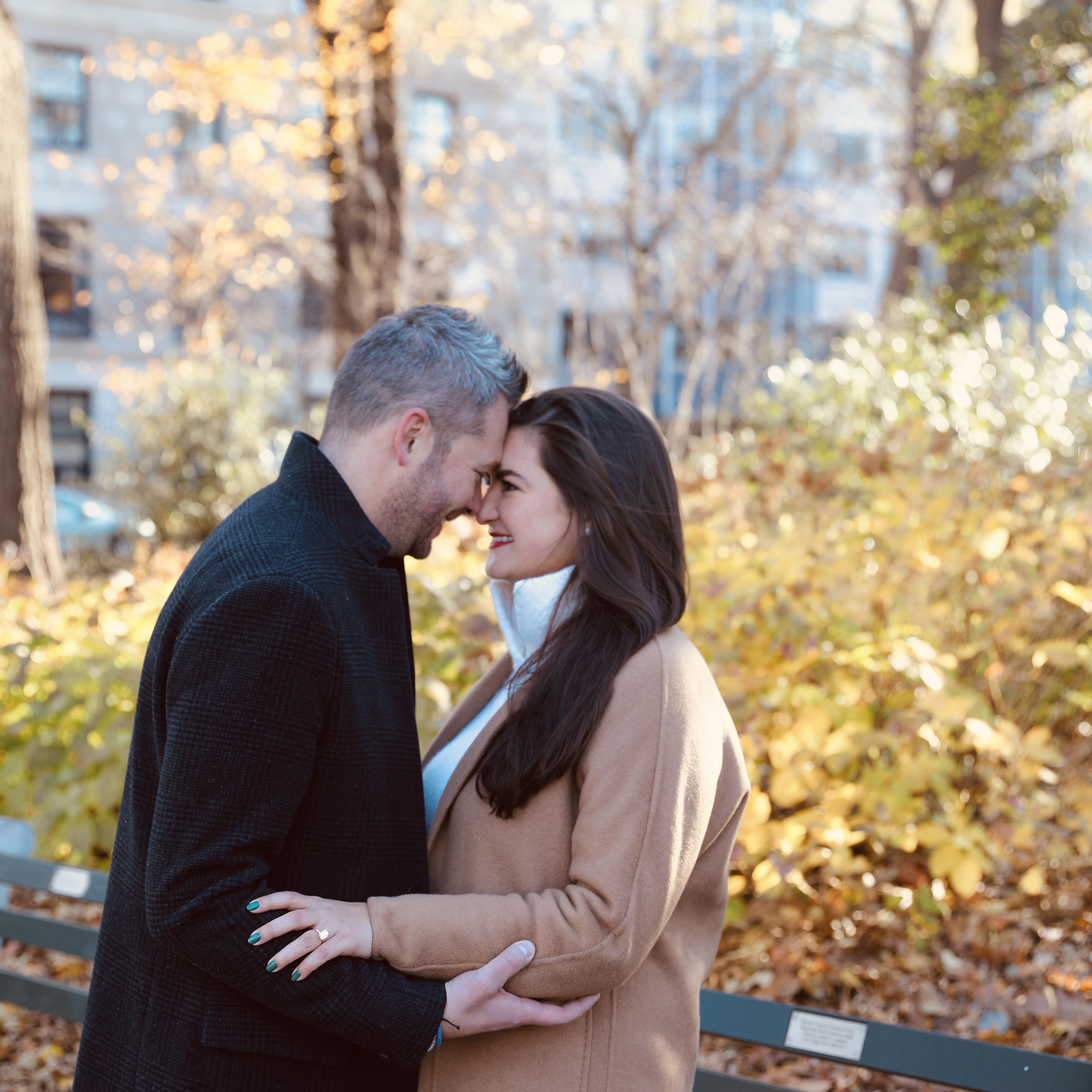 One of our favorites from our engagement shoot in Central Park, NYC