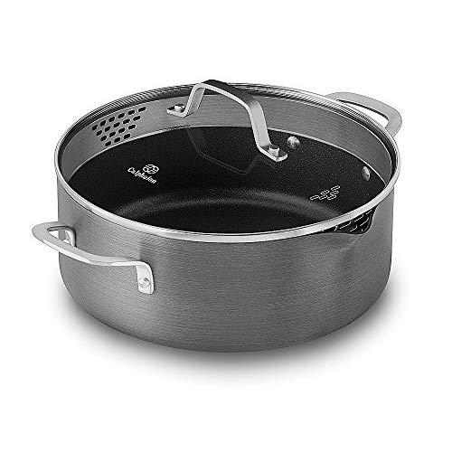 Calphalon Classic Nonstick Dutch Oven with Cover, 5 quart, Grey