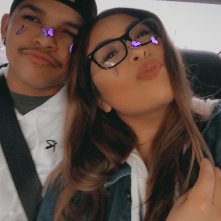 On our way to our first big bear trip together. // En Camino a nuestro primer paseo a big bear juntos.