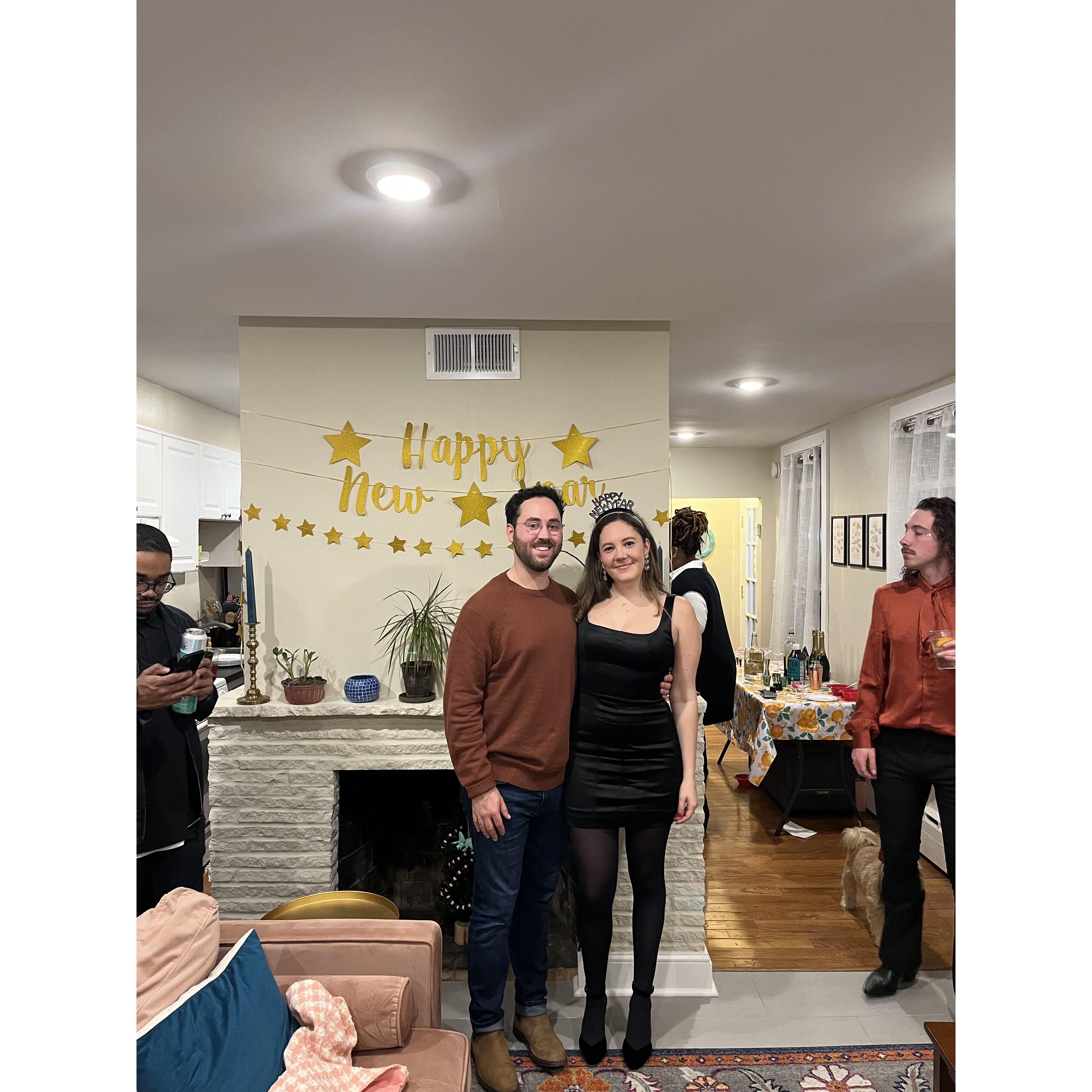 New Year's Eve at our friends Gabby and Matt's place!