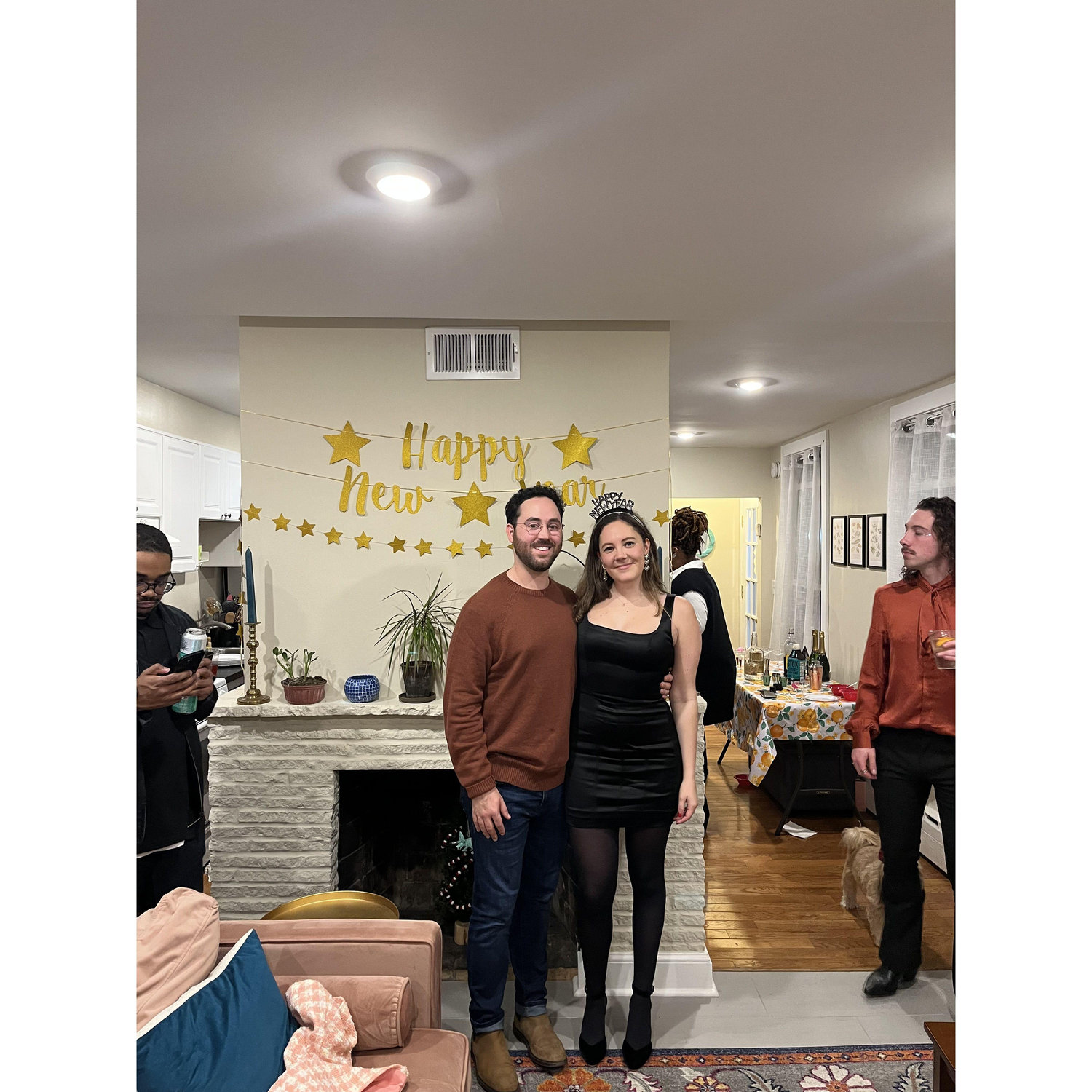 New Year's Eve at our friends Gabby and Matt's place!