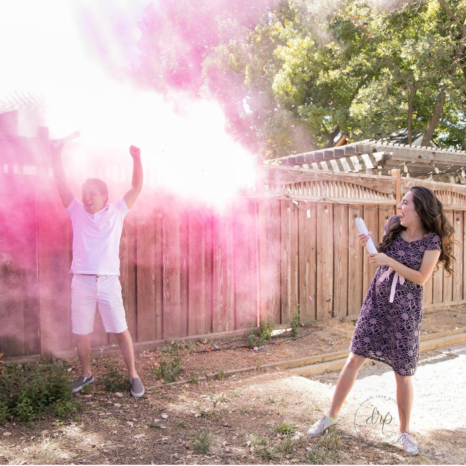 Whether it was blue or pink, it became real that we were going to become parents in this very moment.