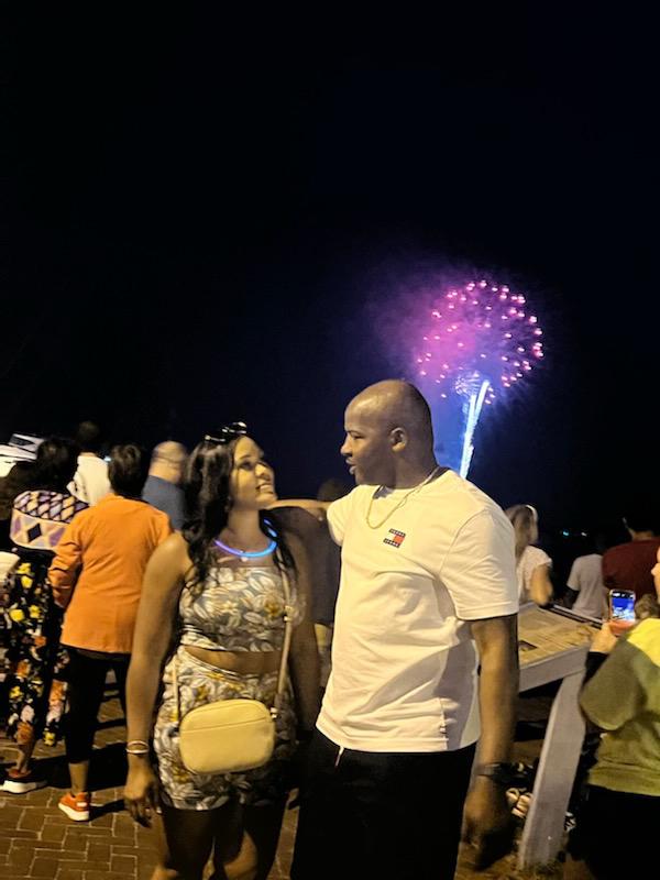 It was the fireworks 💥 for him!