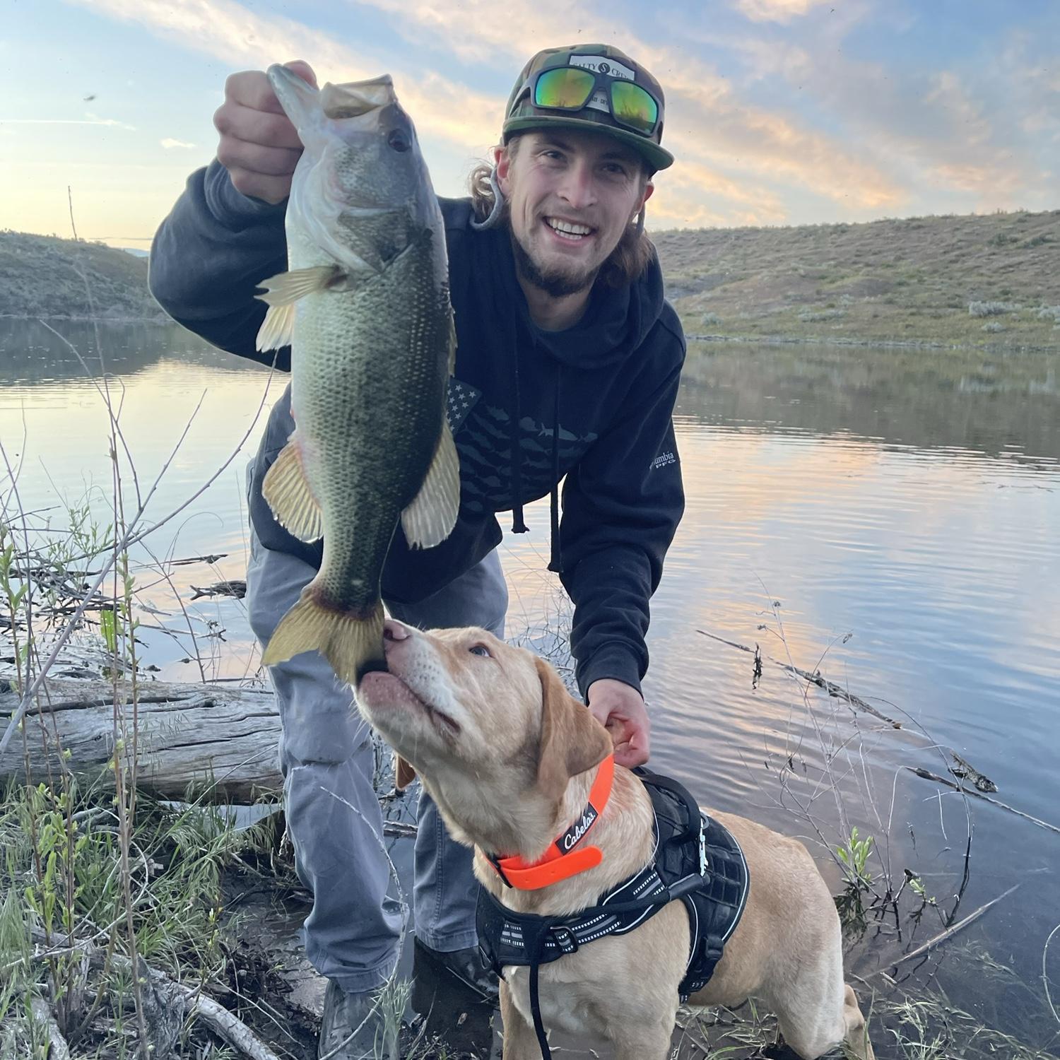 Bubba and Jacob fishing!