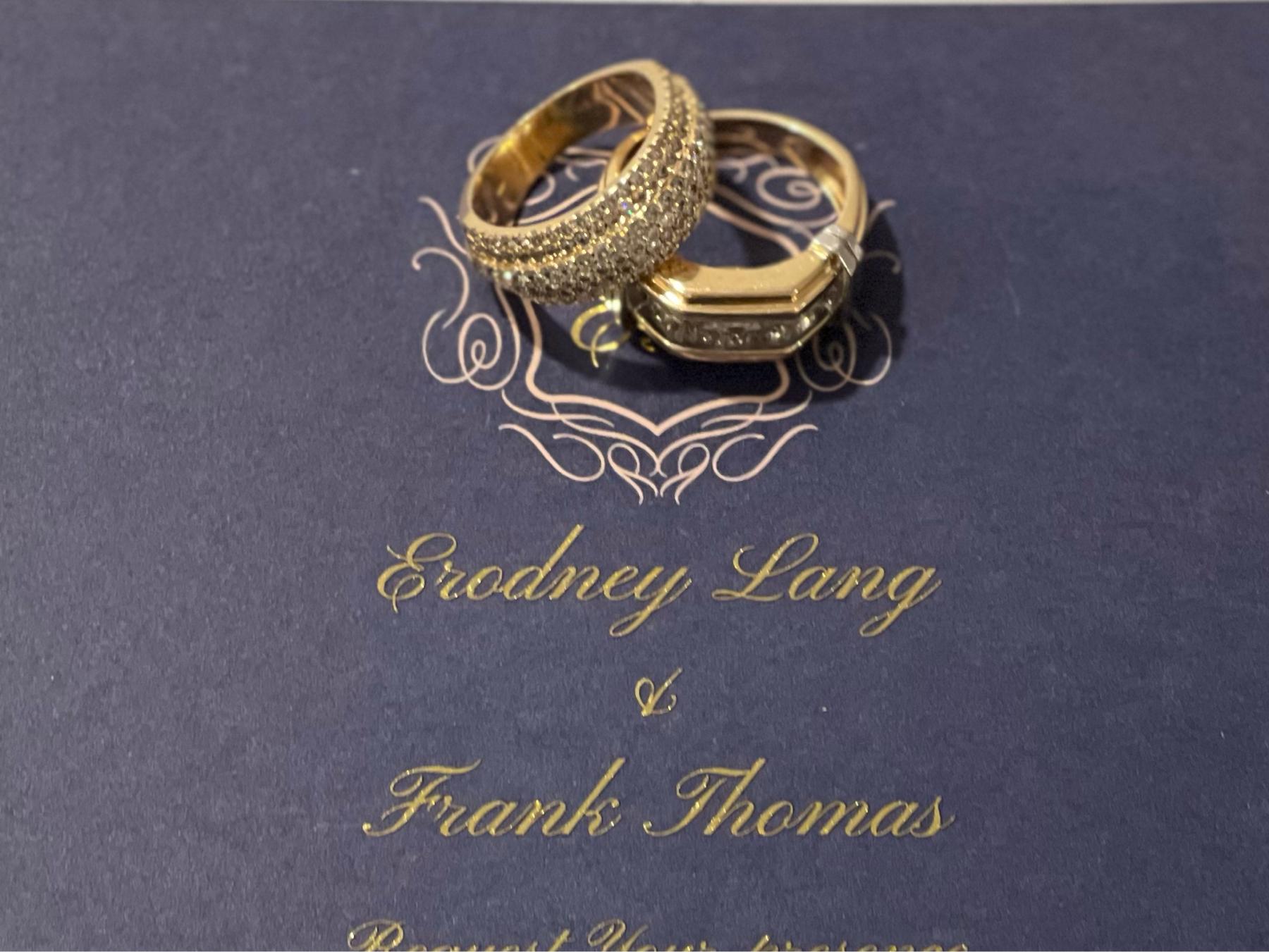 The Wedding Website of Erodney Lang and Frank Thomas