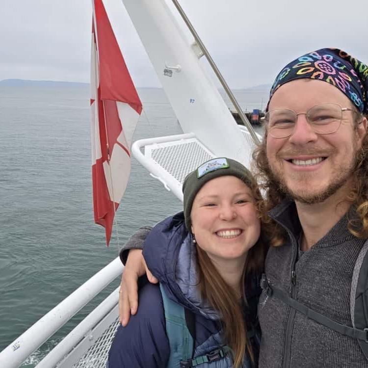Taking the ferry to Victoria BC to celebrate 5 years together!