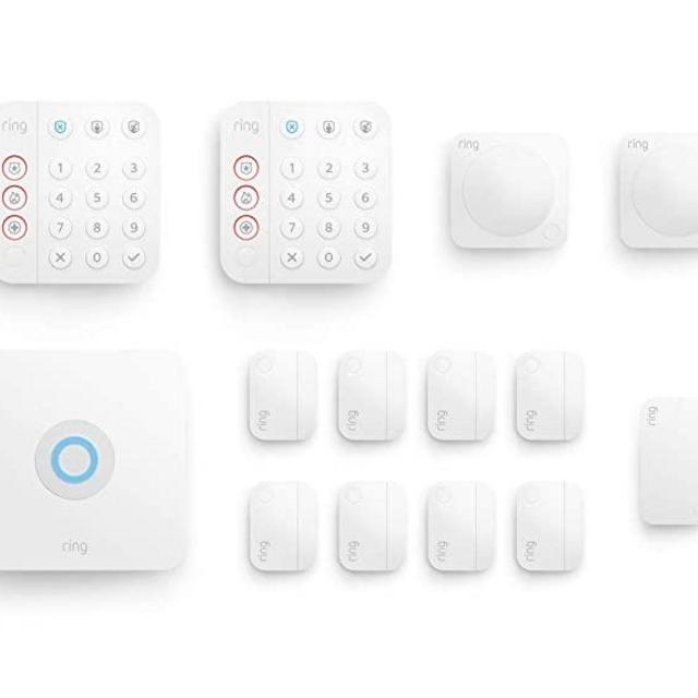 All-new Ring Alarm 14-piece kit (2nd Gen) – home security system with optional 24/7 professional monitoring – Works with Alexa