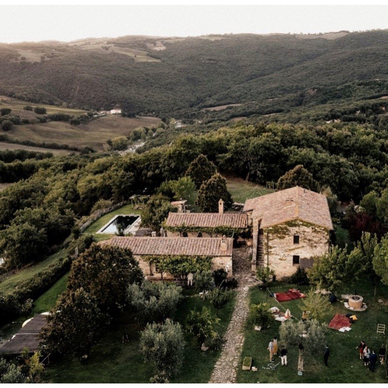 The "Old House" is where we will have the reception, dinner and dancing in the courtyard!