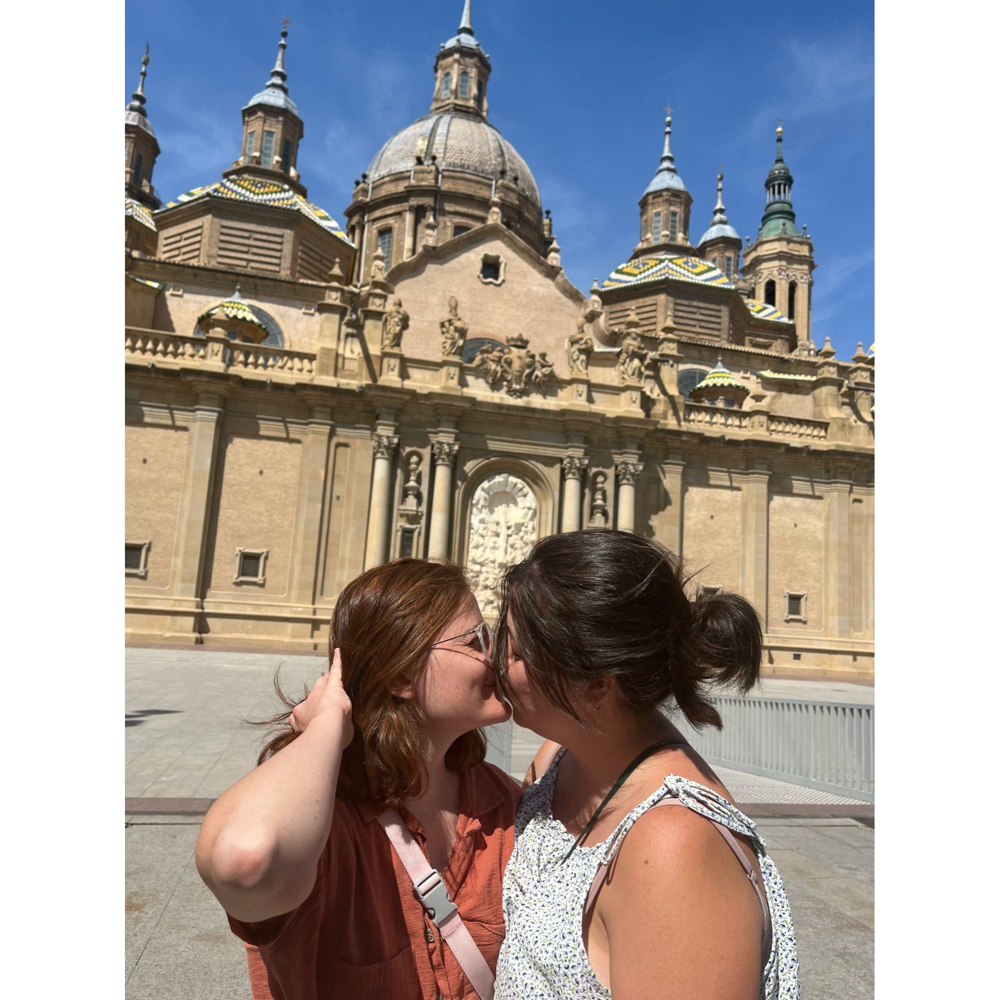 Kissing in Portugal!