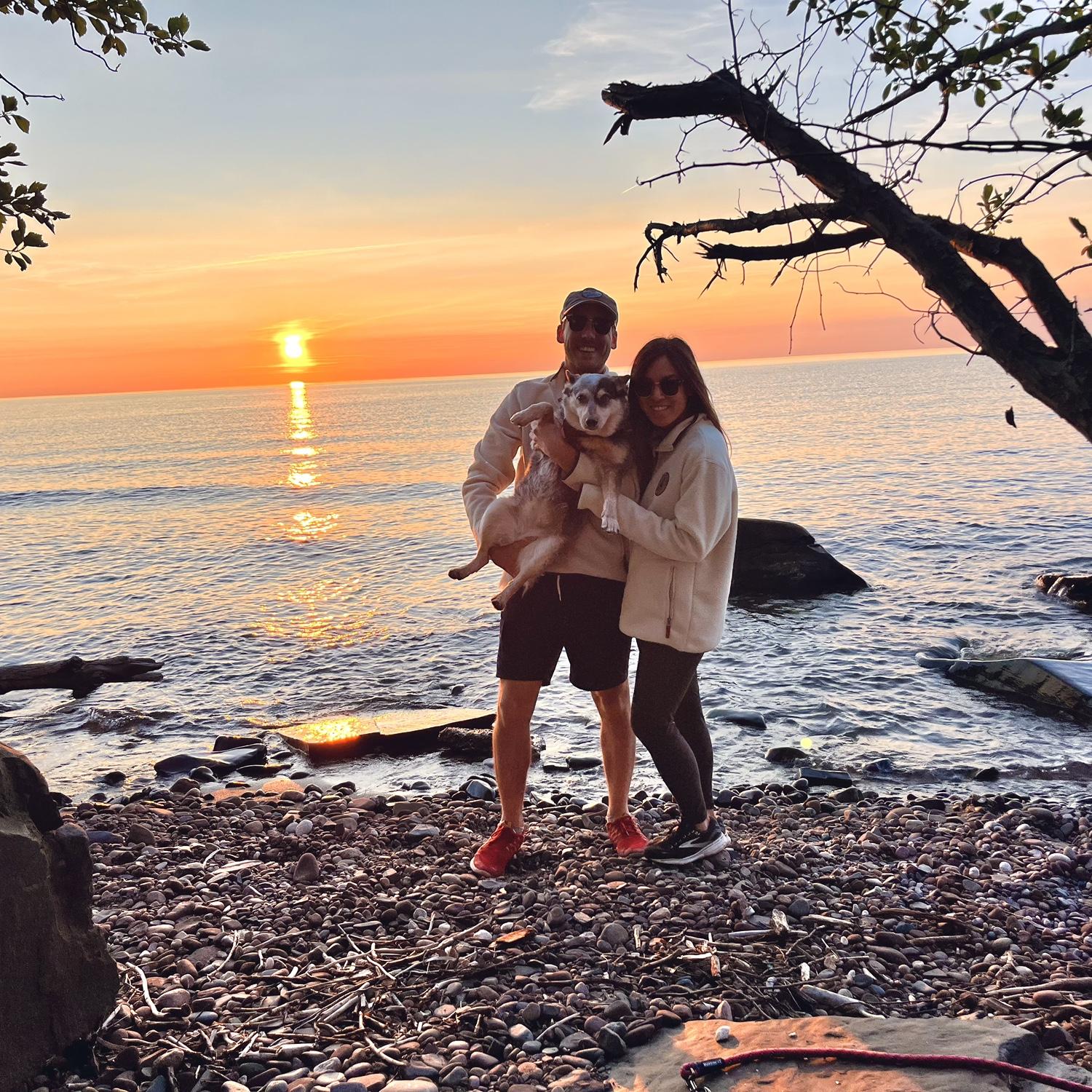 We love watching sunsets!