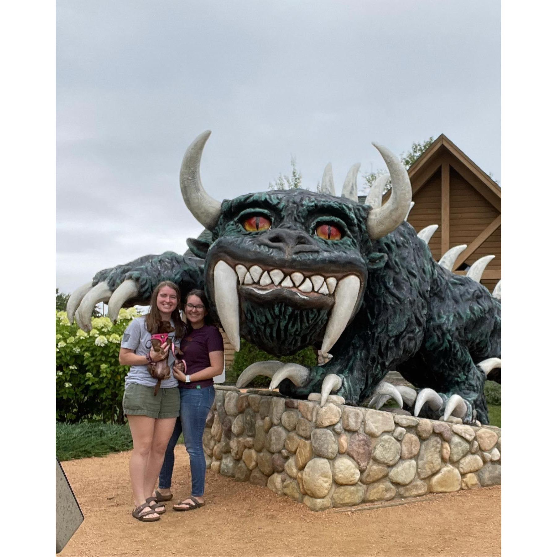 Visiting the Hodag in Rhinelander