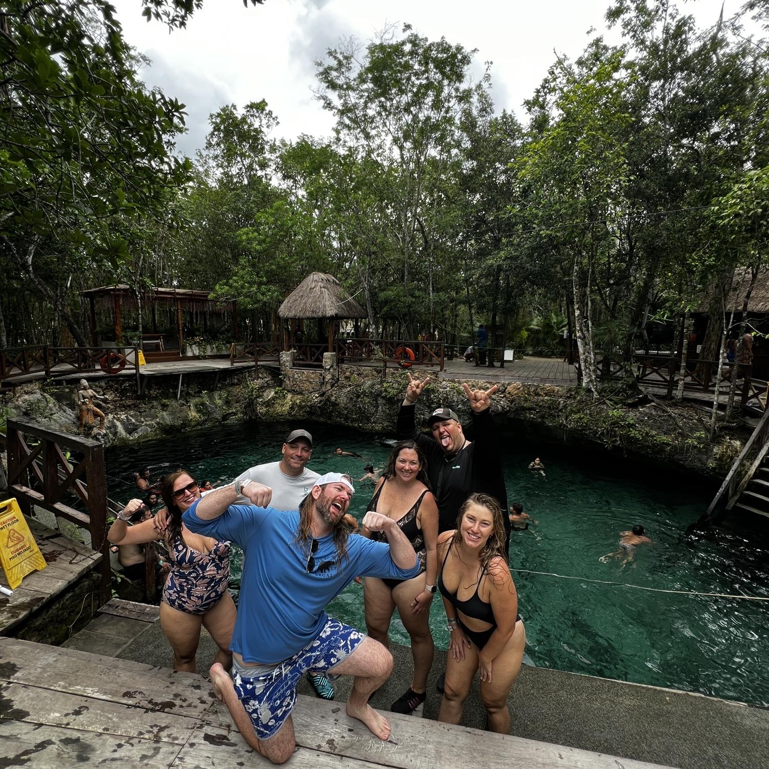 Friends trip to Tulúm, Mexico Cenote