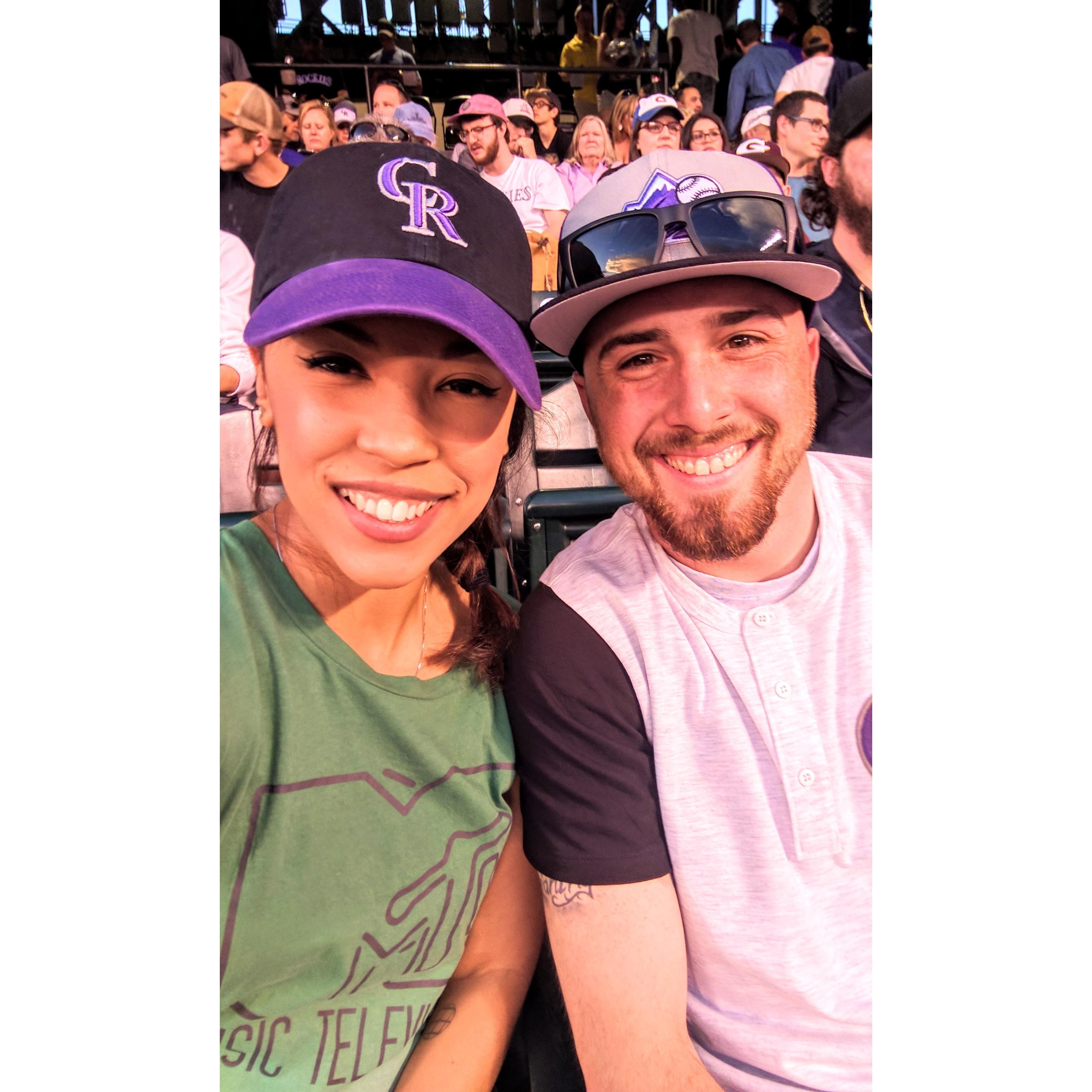 First Rockies game out in Colorado.