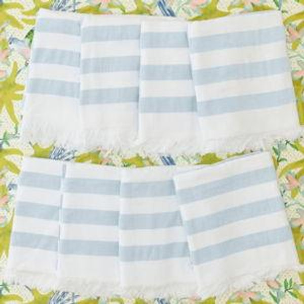 Packable Beach Towel - Hydrangea Blue