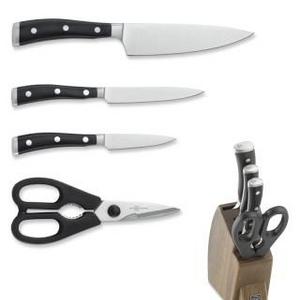 Wüsthof Classic Ikon 5-Piece Knife Block Set