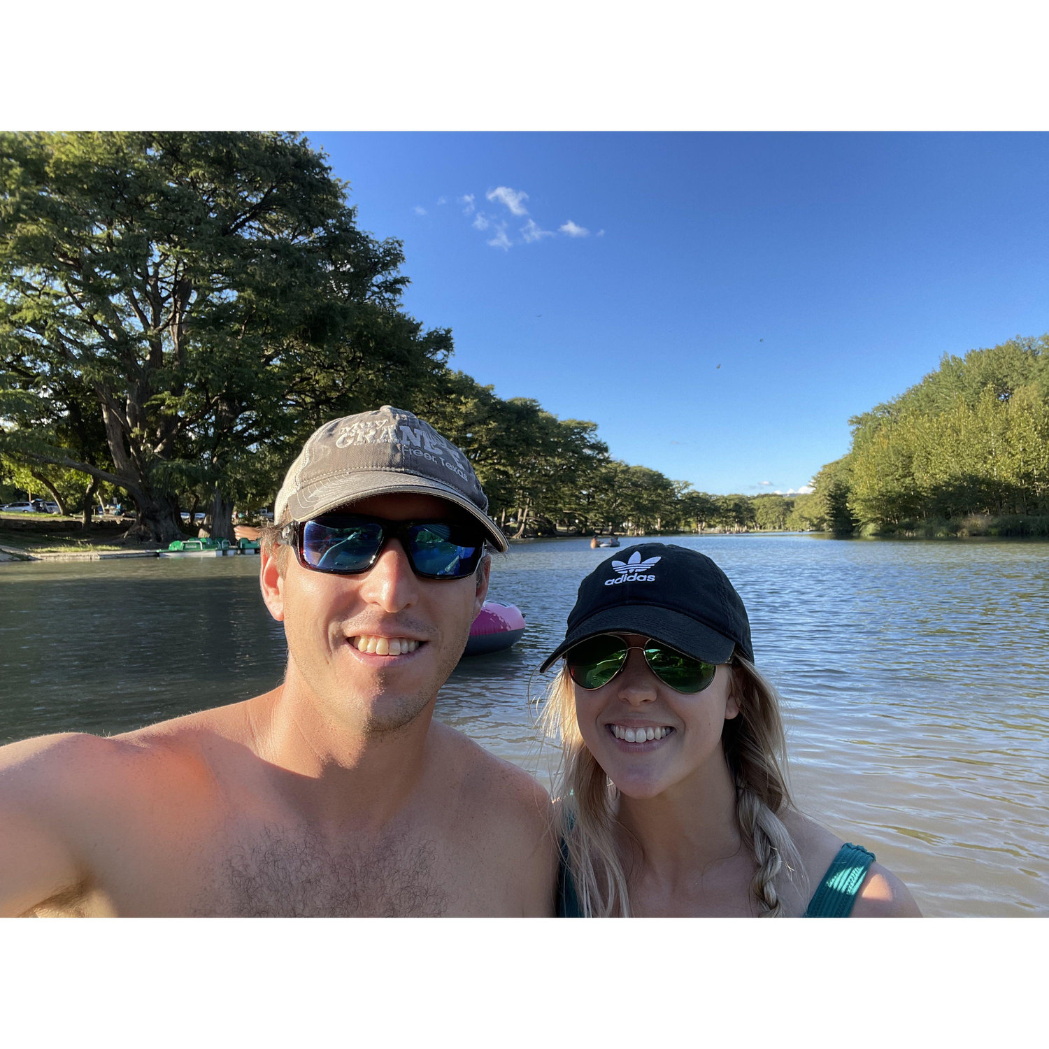 Frio River trip where he said "I Love you"