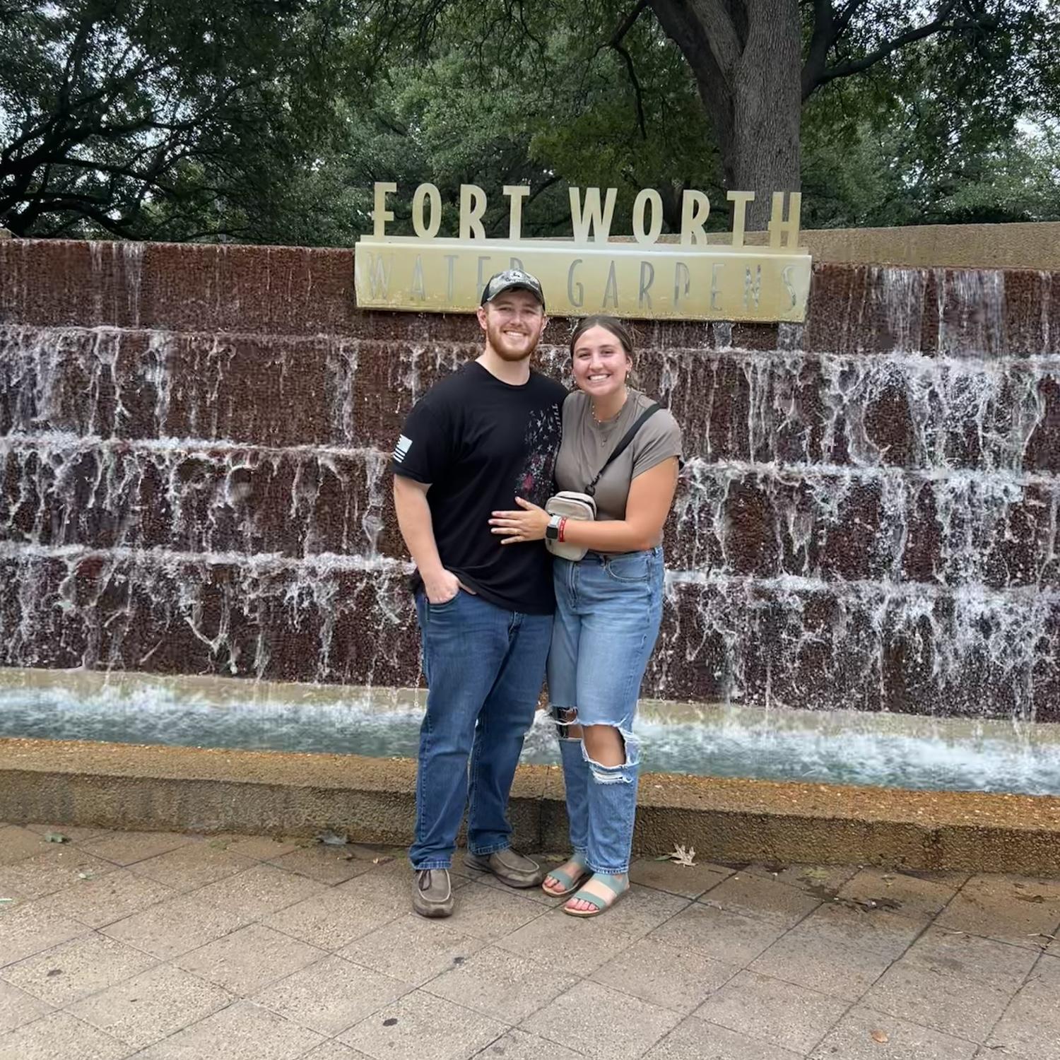 Checked out the Fort Worth water gardens