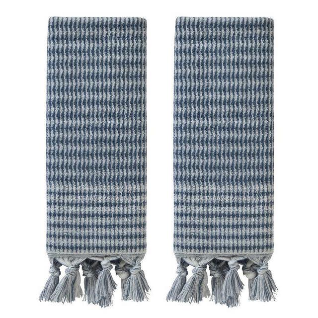 Longborough 2pc Hand Towel Set - BLUE