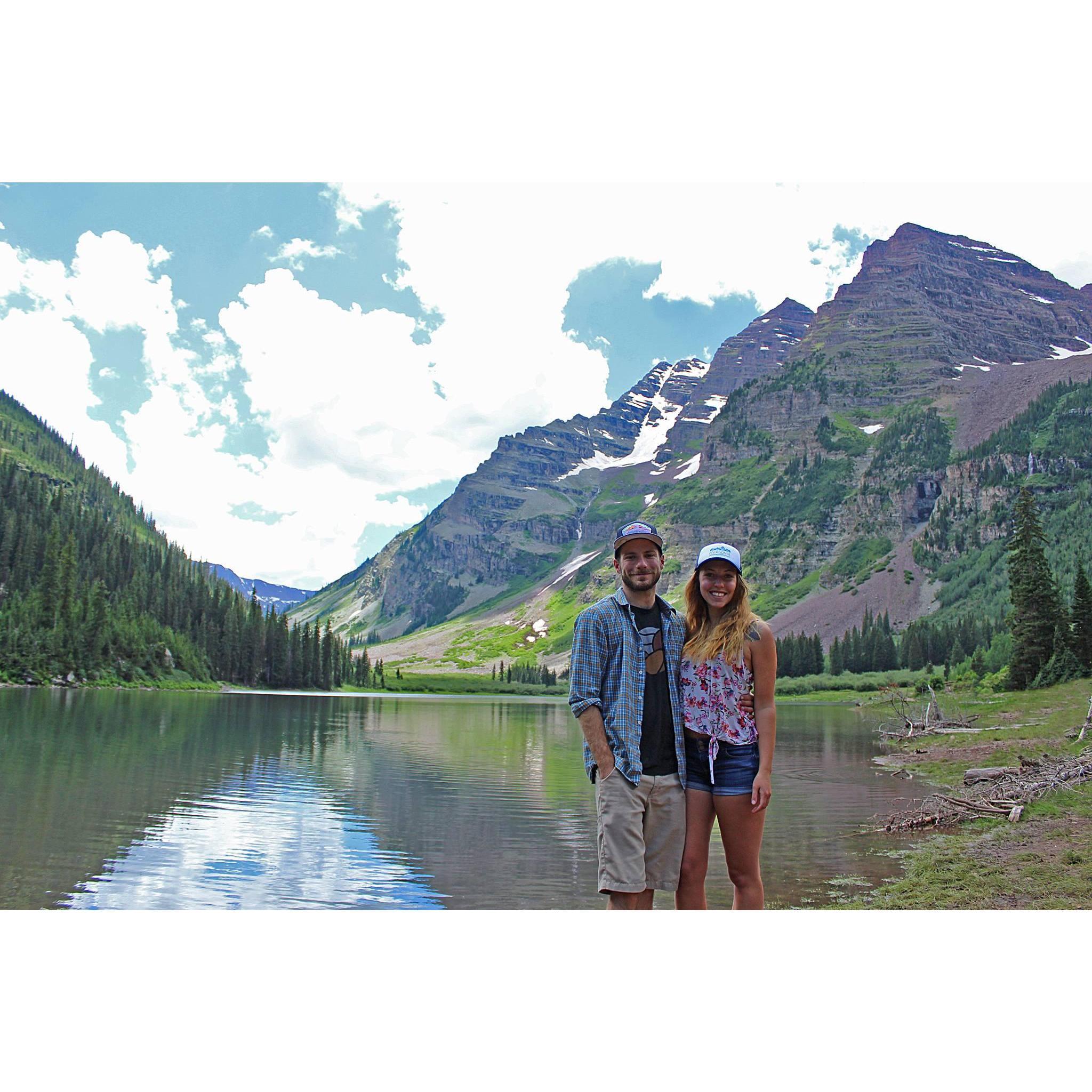 Maroon Bells, Aspen trip in 2017.