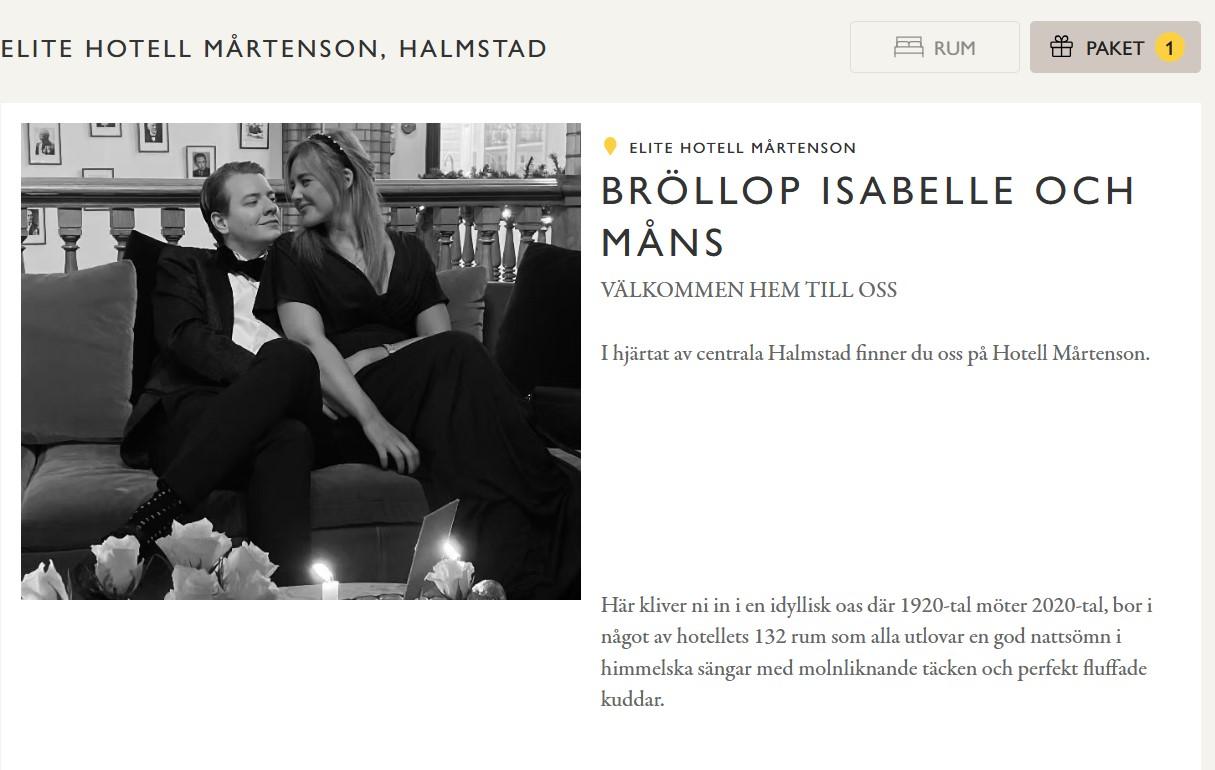 The Wedding Website of Måns Westrin and Isabelle Qwarfordt