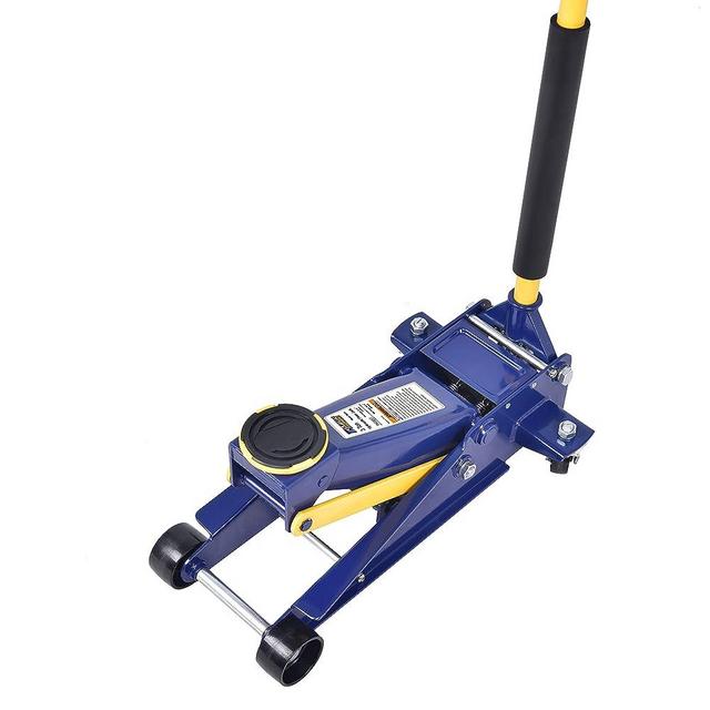 Stronghold Floor Jack,Heavy Duty 3 Ton Floor Jack,Low Profile Hydraulic Jack, Steel Service Jack Quick Rise with Double Pump Quick Lift