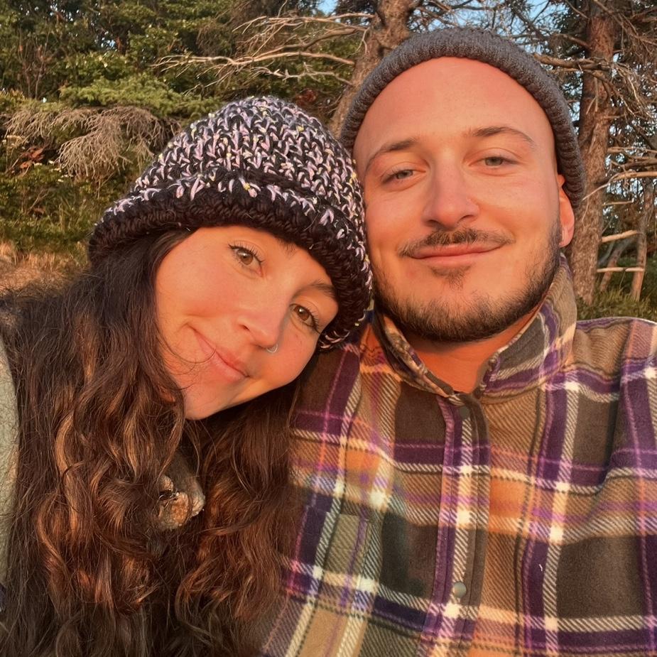 Watching the sunrise together as fiancés!