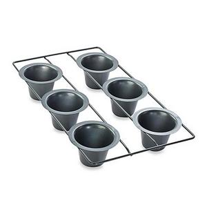Chicago Metallic™ Professional 6-Cup Popover Pan with Armor-Glide Coating