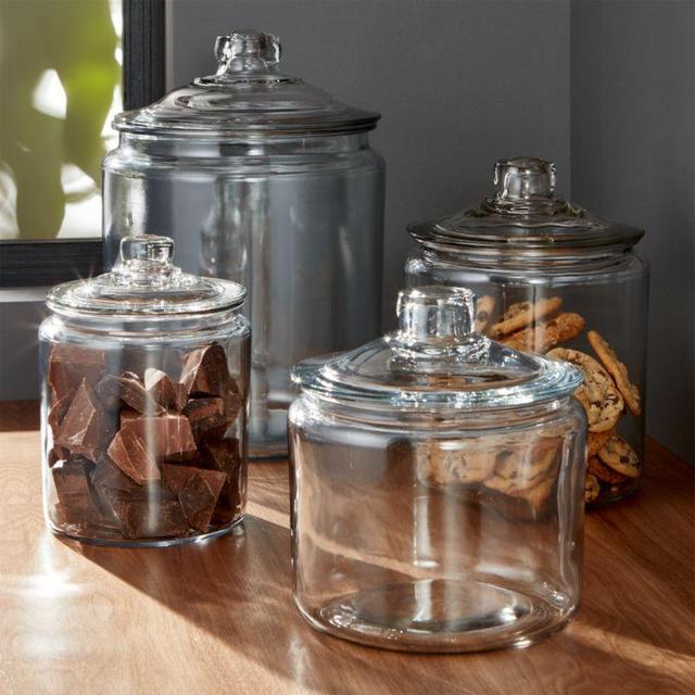 Heritage Hill Glass Jars with Lids