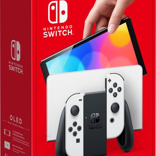 Nintendo Switch – OLED Model w/ White Joy-Con - White