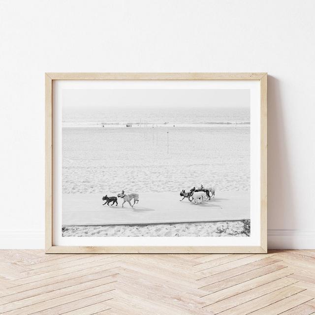 Puppy Traffic, Dog Art Print