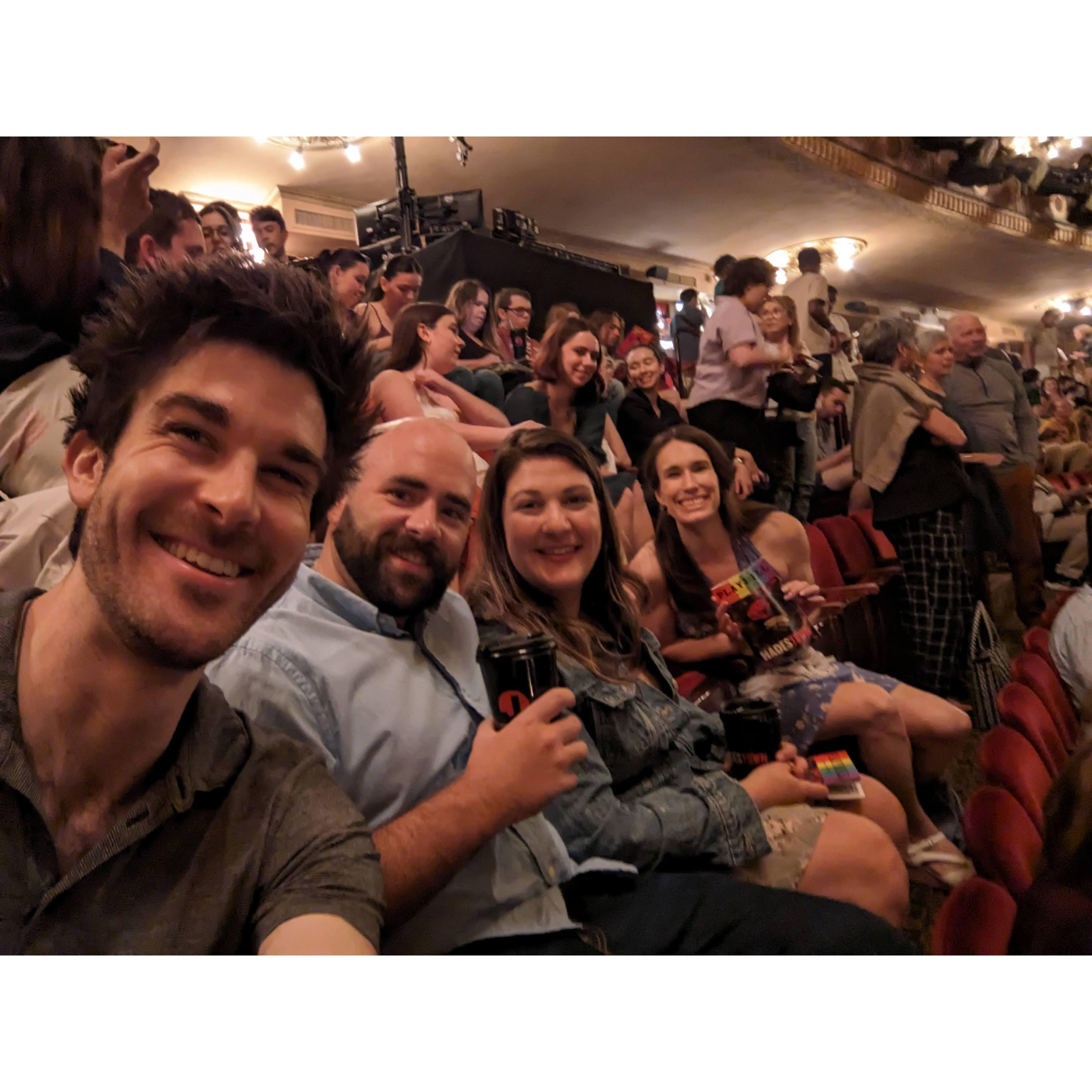 Getting some Broadway with Becky and Dylan