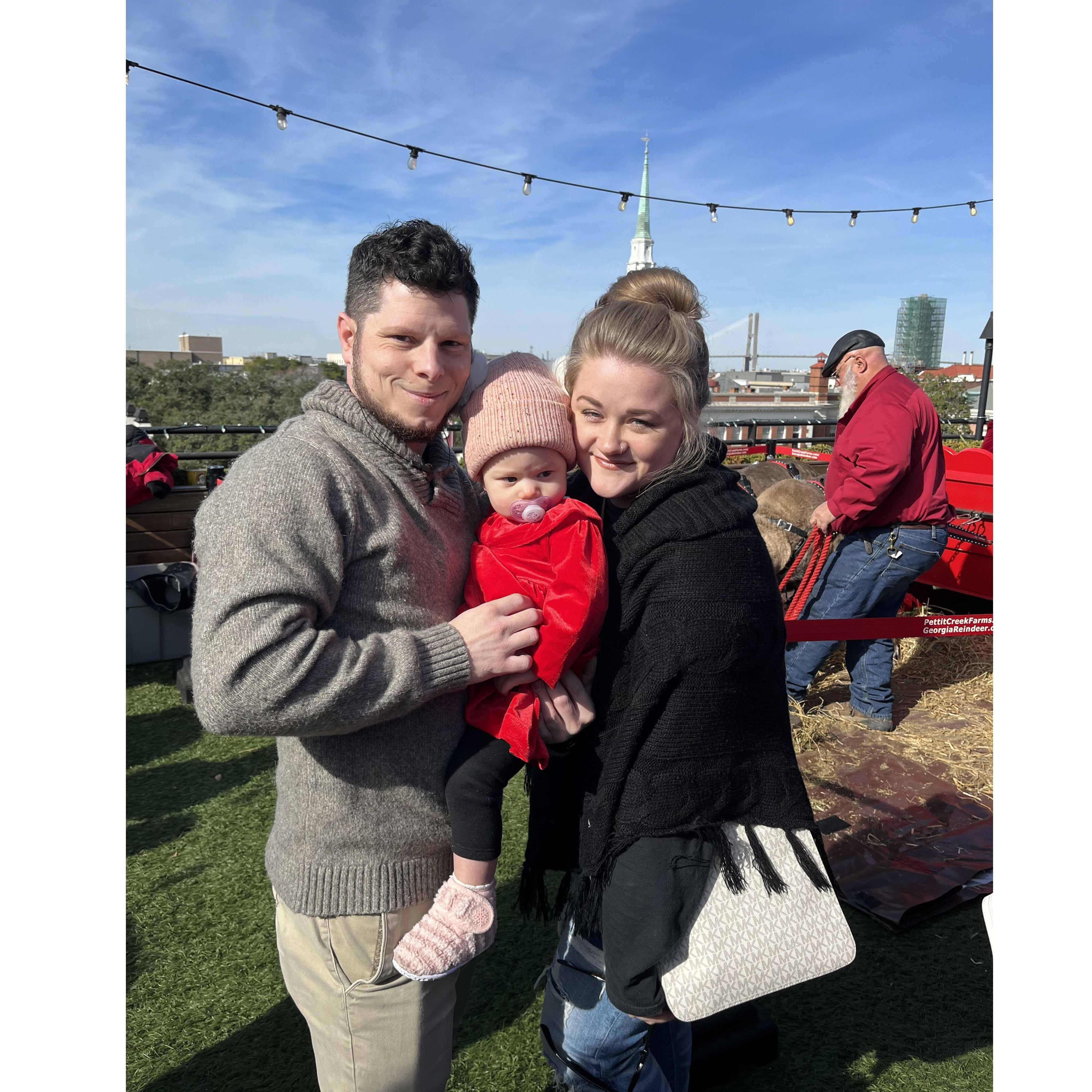 Our kid is literally always at a bar... -Peregrin rooftop Savannah, GA
