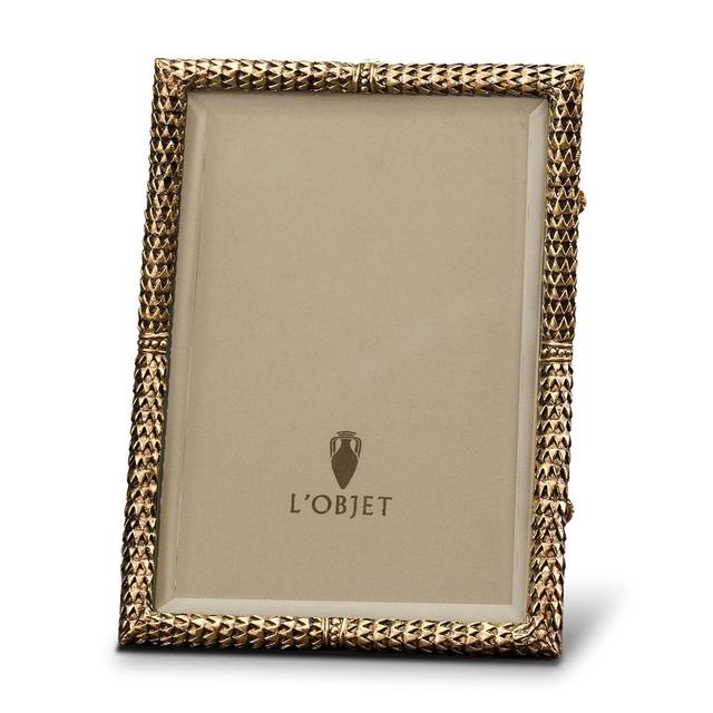 L'Objet Gold Scales Frame, 8" x 10"