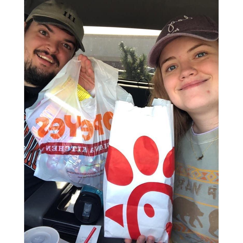 This was after a week of me having a nasty case of the flu and H took care of me so well. We love each other, even if we have differing opinions in chicken.