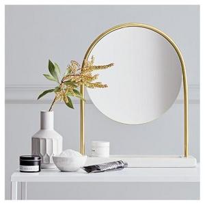 Round Vanity Mirror on Marble Stand - Project 62™