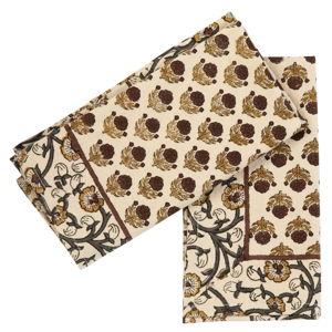 Filling Spaces Khadi Cotton Napkin 18" x 18" Set of 4 in Bailey Ruby