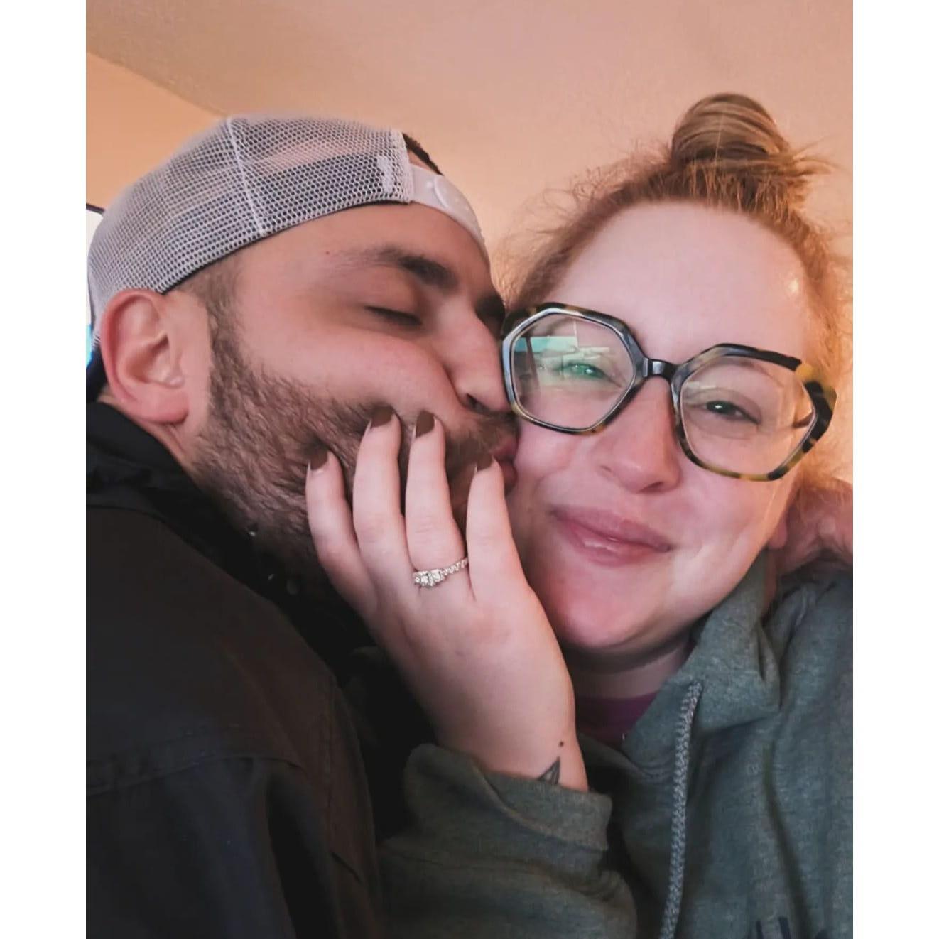 Right after he proposed!