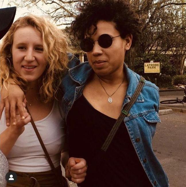 Chopping it up during spring break in NOLA in 2018, our senior year at NMU.