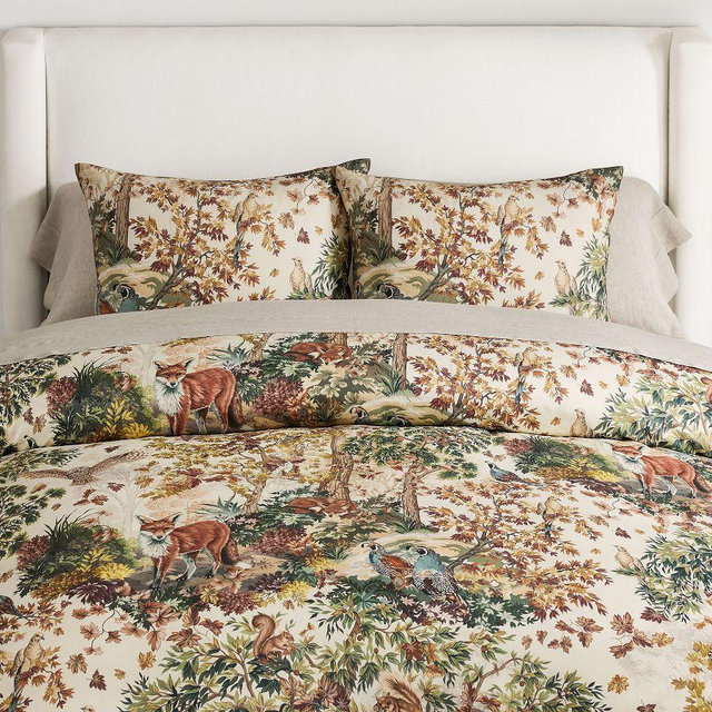 Fantastical Forest Reversible Duvet Cover, Multi, King/Cal. King