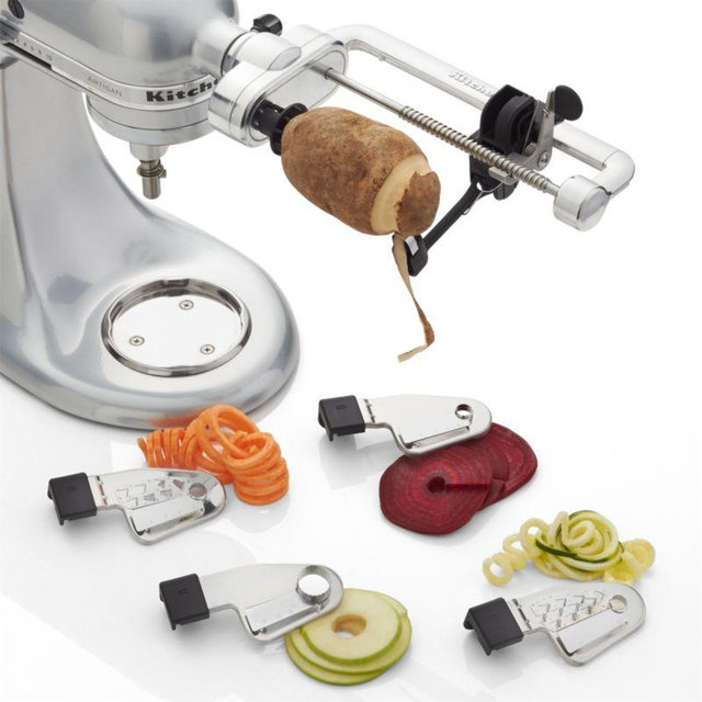 KitchenAid Stand Mixer 5-Blade Spiralizer Plus Attachment with Peel, Core and Slice