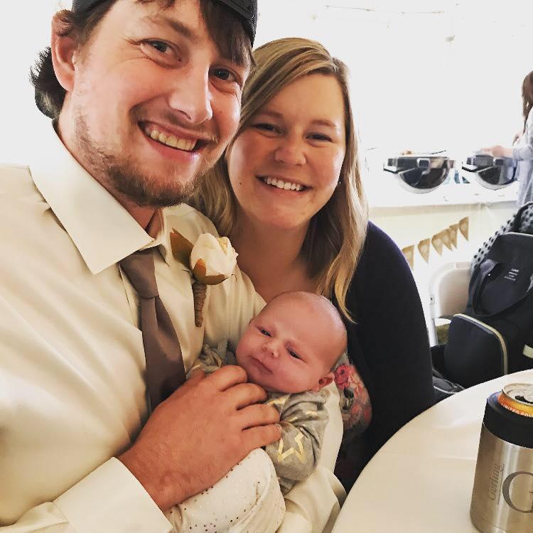 2017- First family outing at Cory and Stevie's wedding.