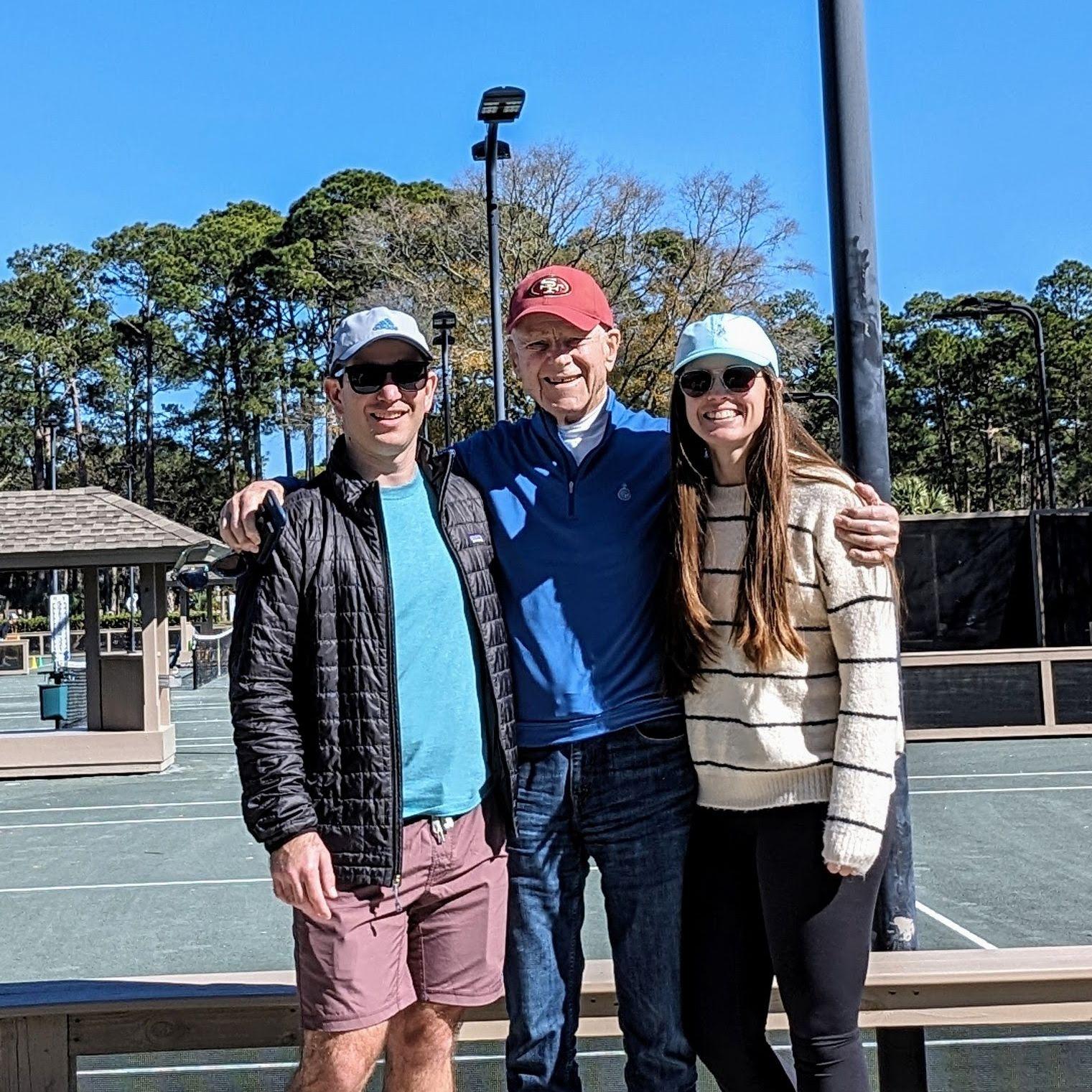 Hilton Head Island, South Carolina visit with Jack's Granddad Neal, January 2024