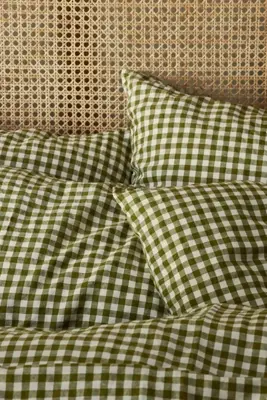 Piglet in Bed Linen Blend Shams, Set of 2