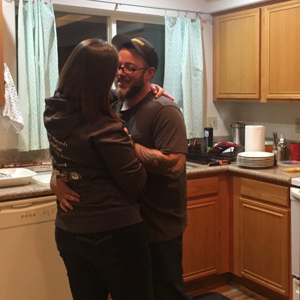 Impromptu dancing in the kitchen, hosting one of our first dinner/bbq nights at our new house!