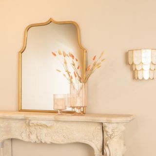 Priscilla Modern Farmhouse Metal Framed Wall Mirror