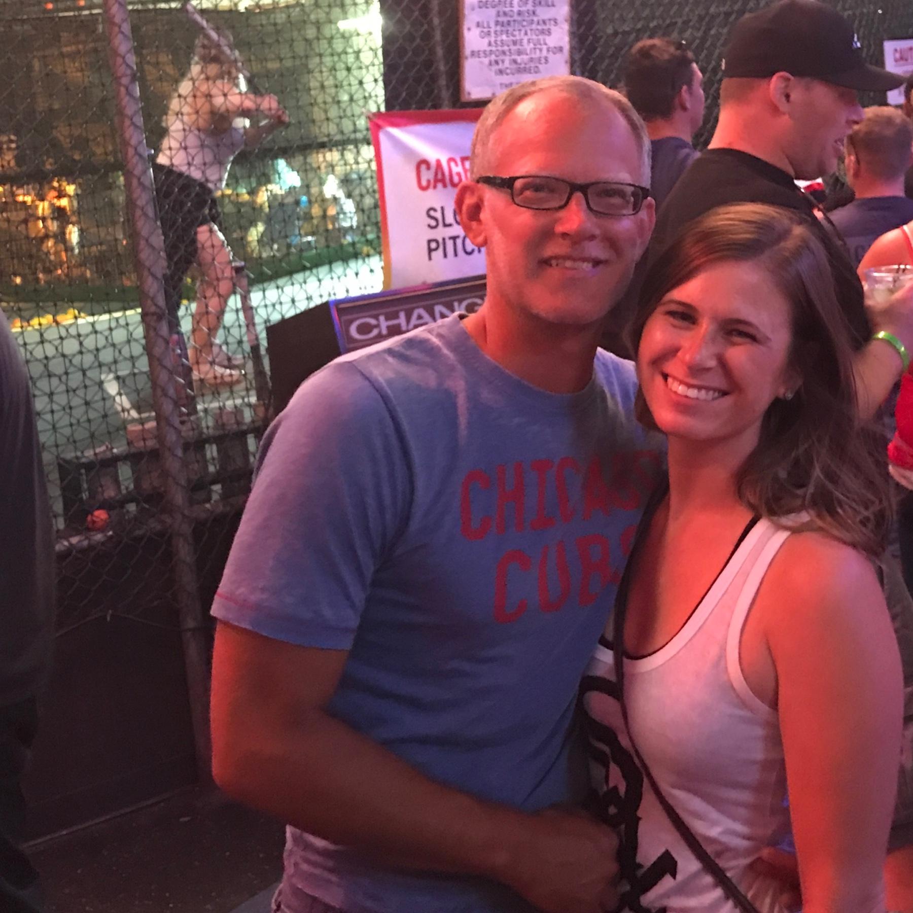 7.24.2017 - Sox @ Cubs
Our first official photo as a couple at Sluggers in Wrigleyville