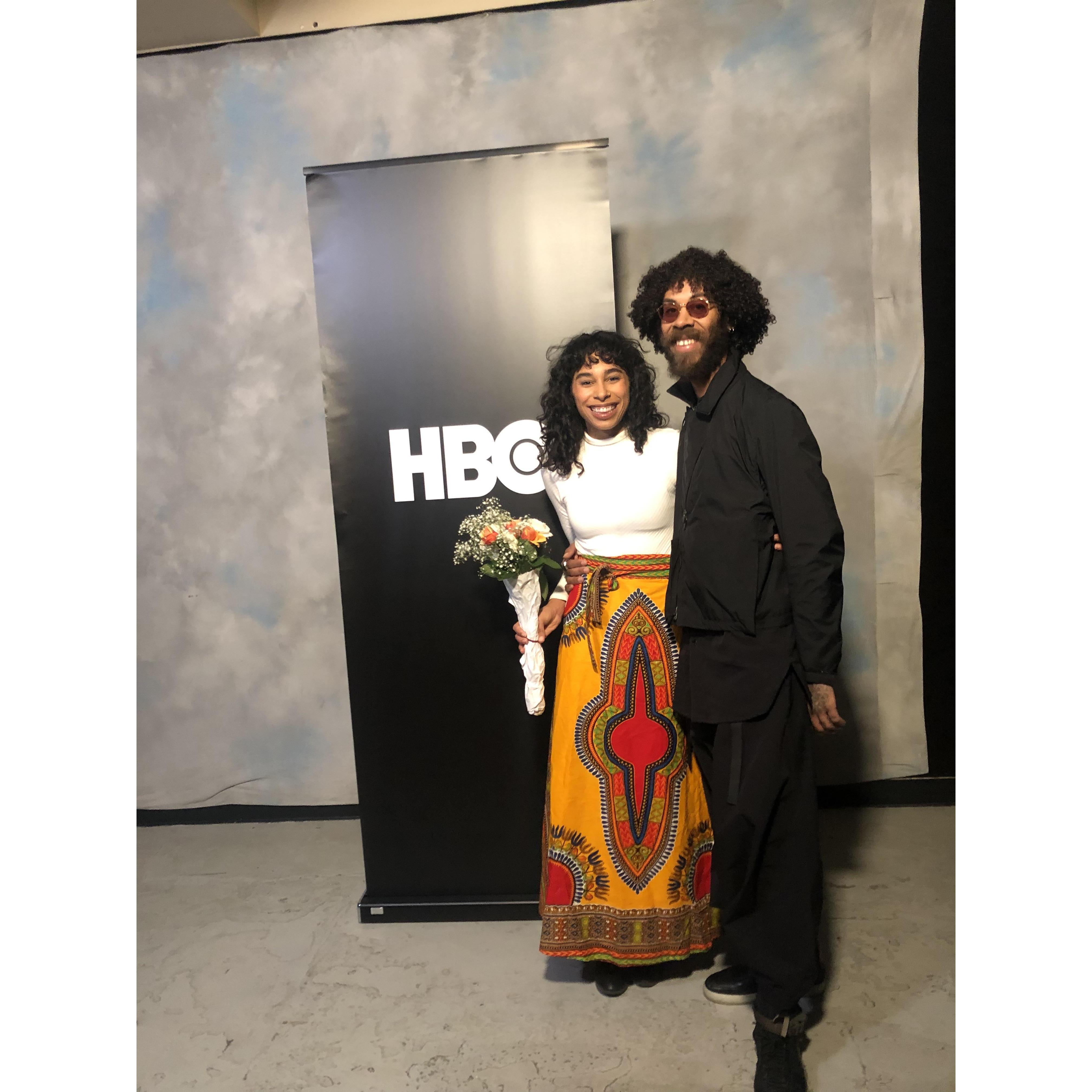 Closing Night flowers & pics. 
B is the most wonderful supporter of my dreams and craft.
