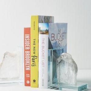 Selenite Bookends