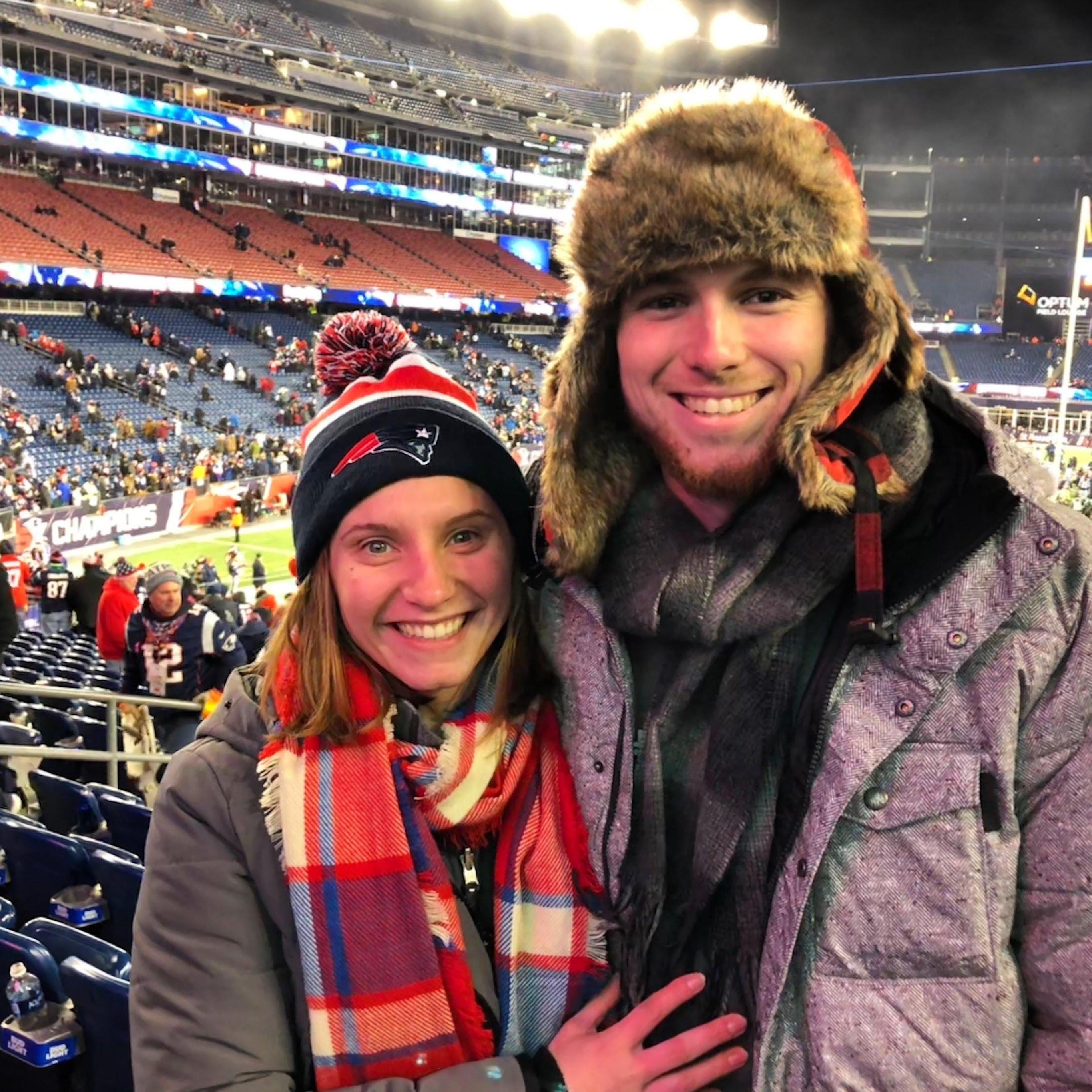 We managed to keep our toes after a freezing Patriots playoff game.